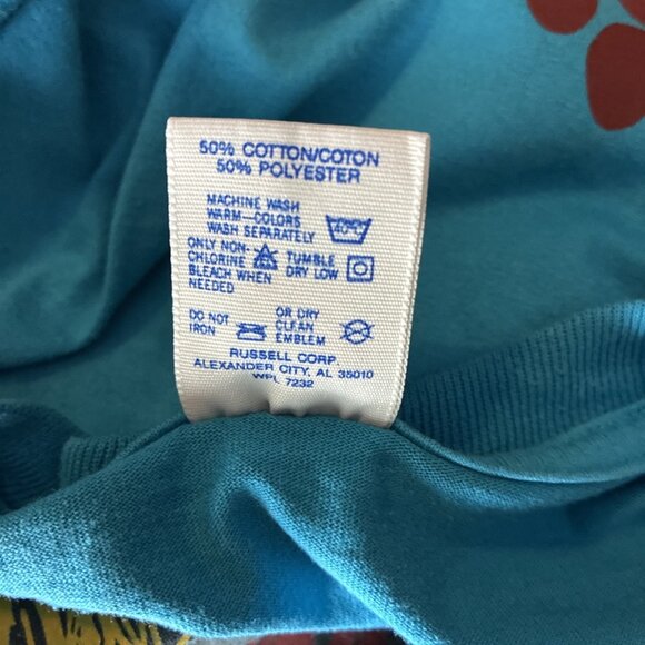 Vintage Hiram College 1993 T Shirt Unisex Size XL Blue Graphic Tee Single Stitch - Picture 7 of 7